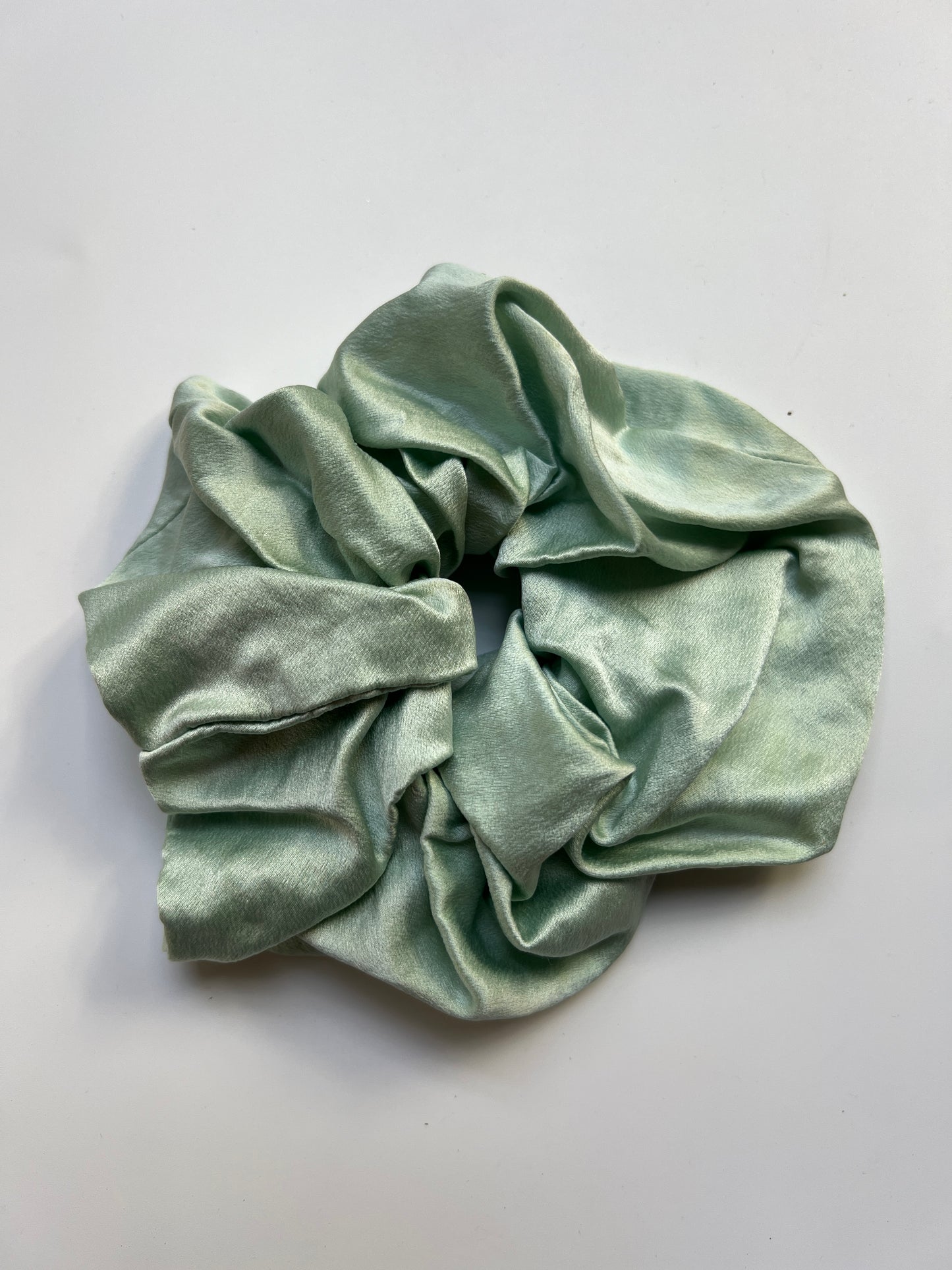Oversized Fresh Indigo Mulberry Scrunchie