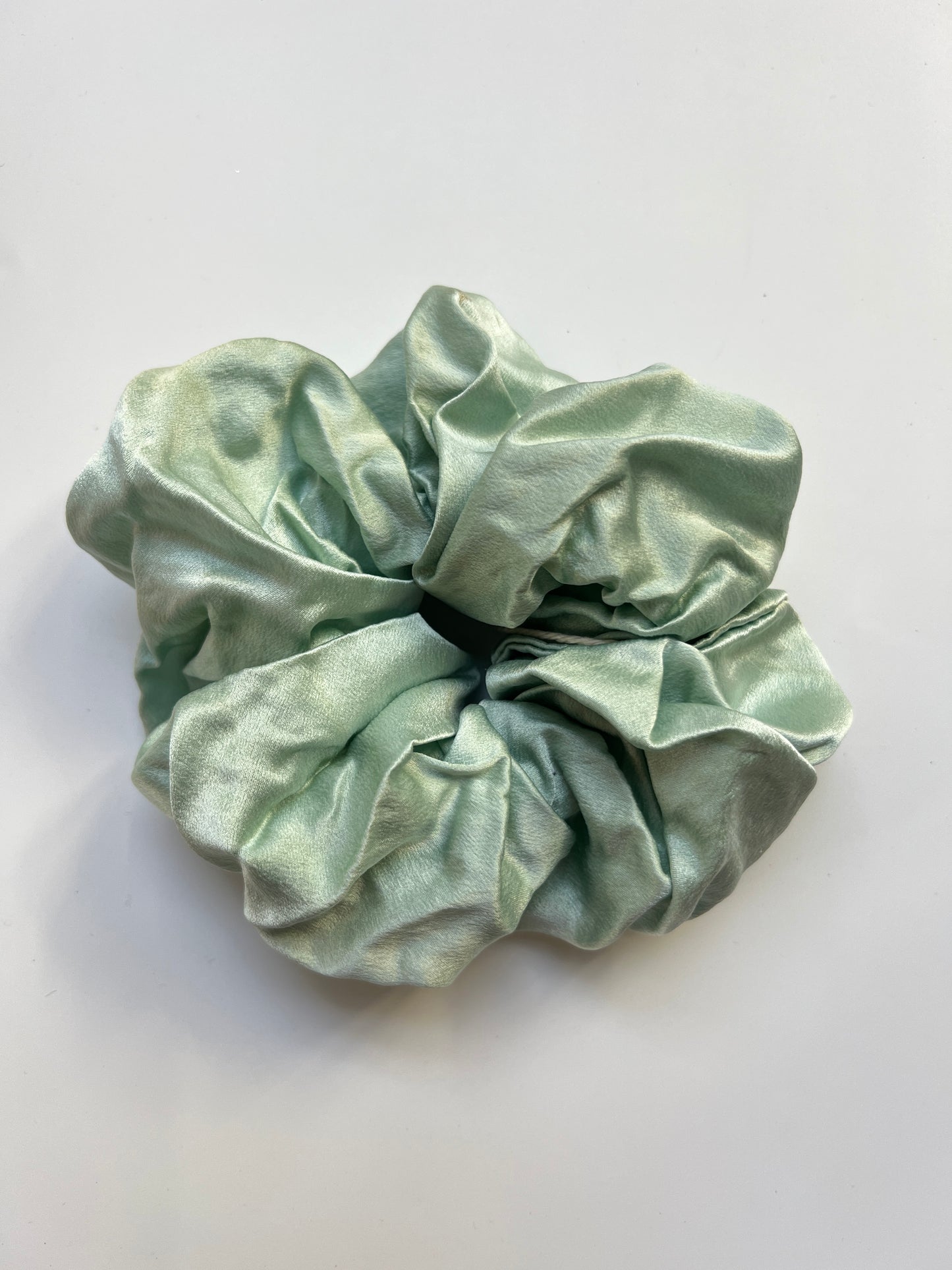 Oversized Fresh Indigo Mulberry Scrunchie