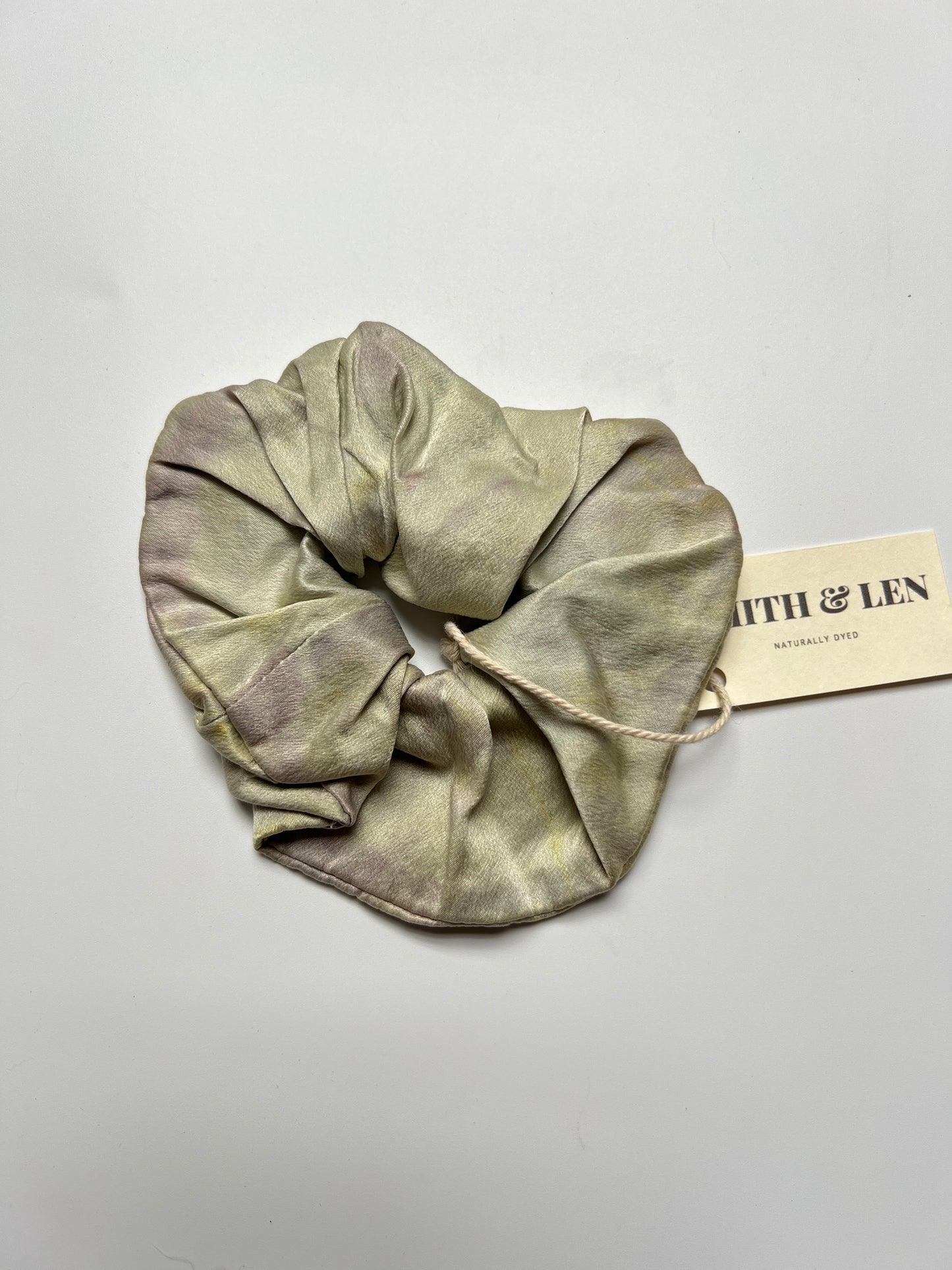 Hibiscus Mulberry Silk Scrunchie