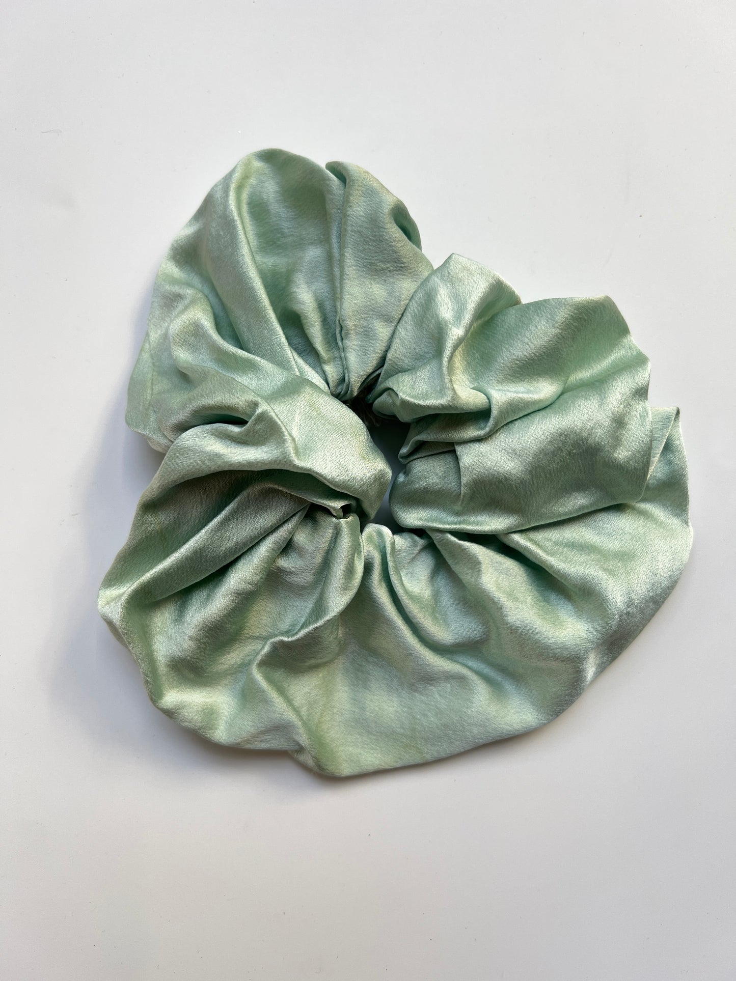 Oversized Fresh Indigo Mulberry Scrunchie