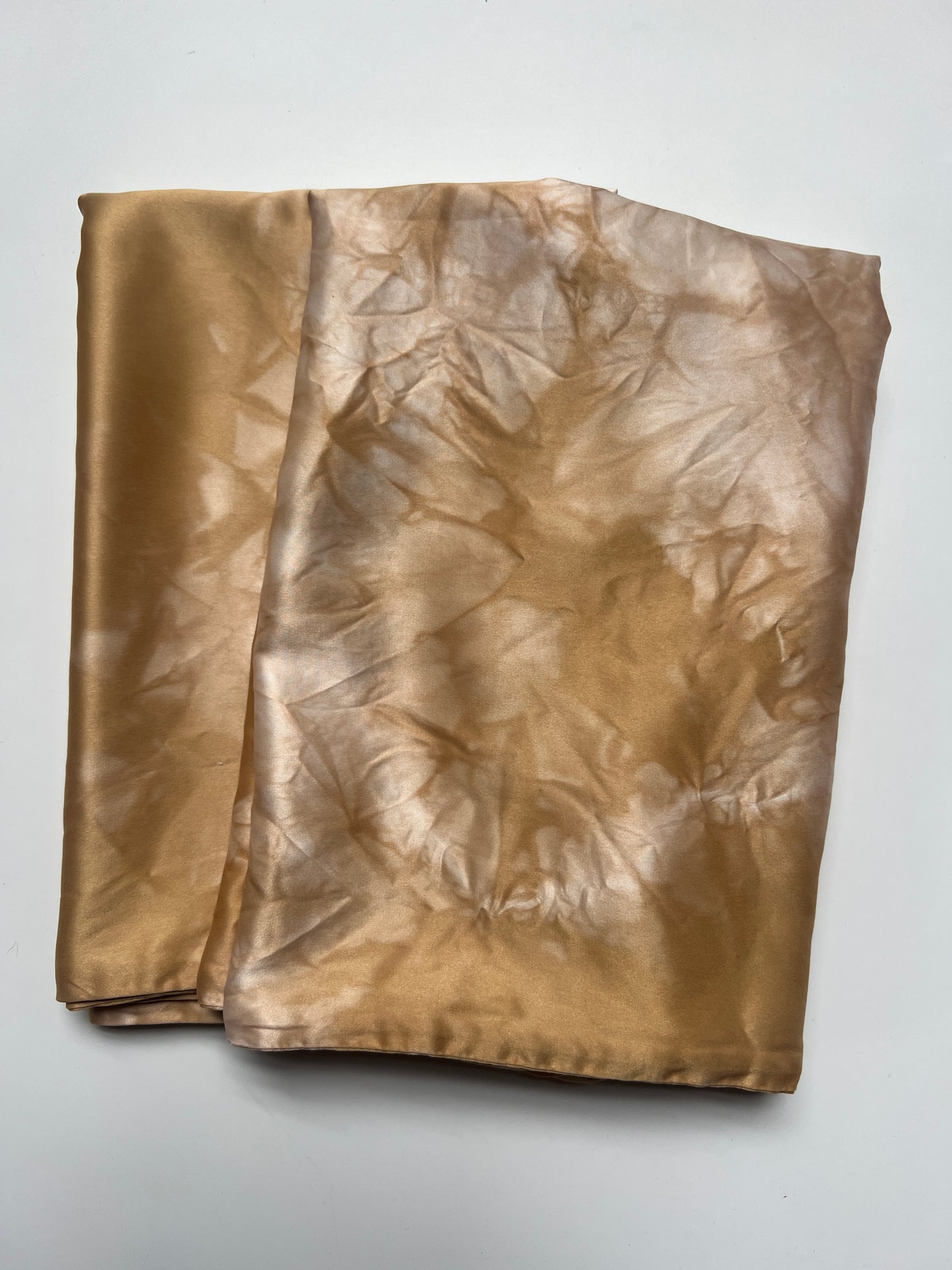 Set of Cutch Dyed Silk Pillowcases I