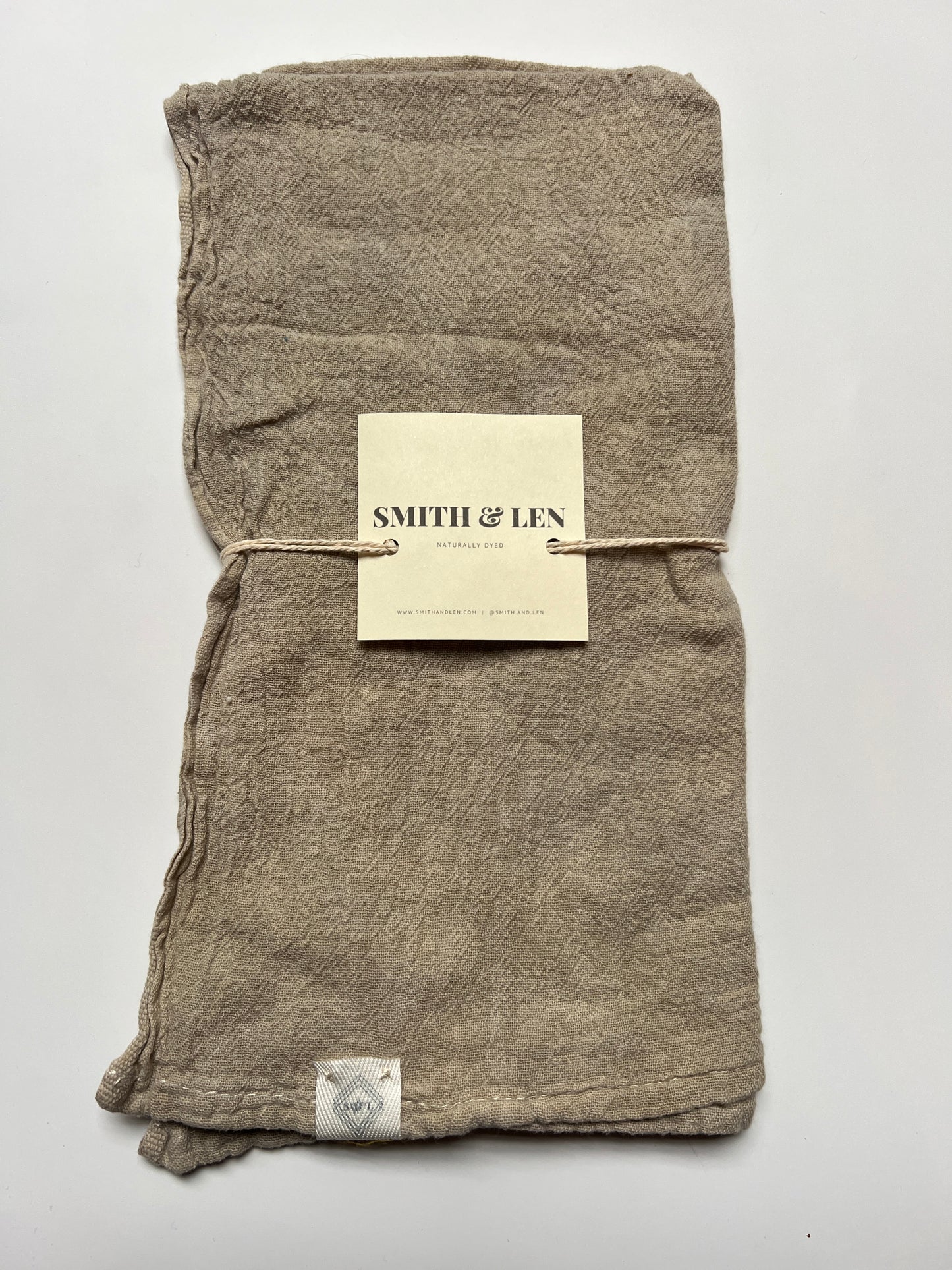 Pomegranate + Iron Hand Towel II {sustainable wrapping}