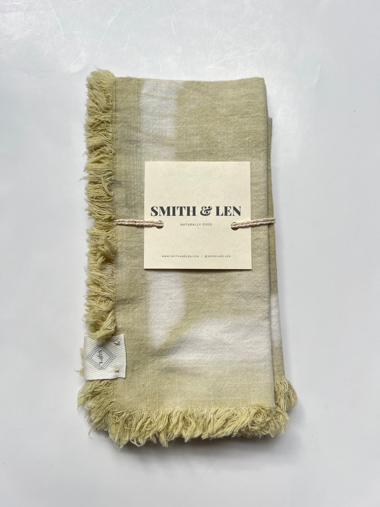 Outline Fringe Onion Skins Napkins II {set of four}