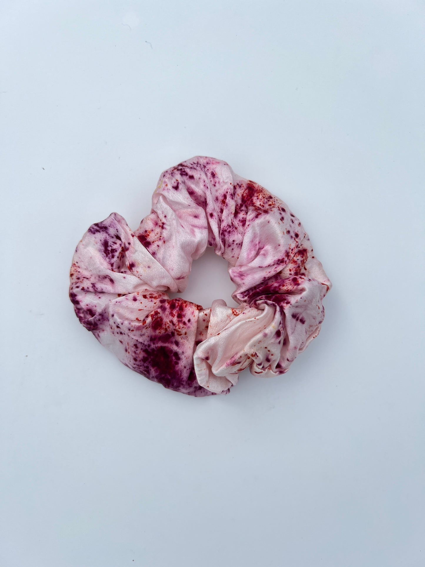 Valentine's Confetti Mulberry Silk Scrunchie {Original Size}