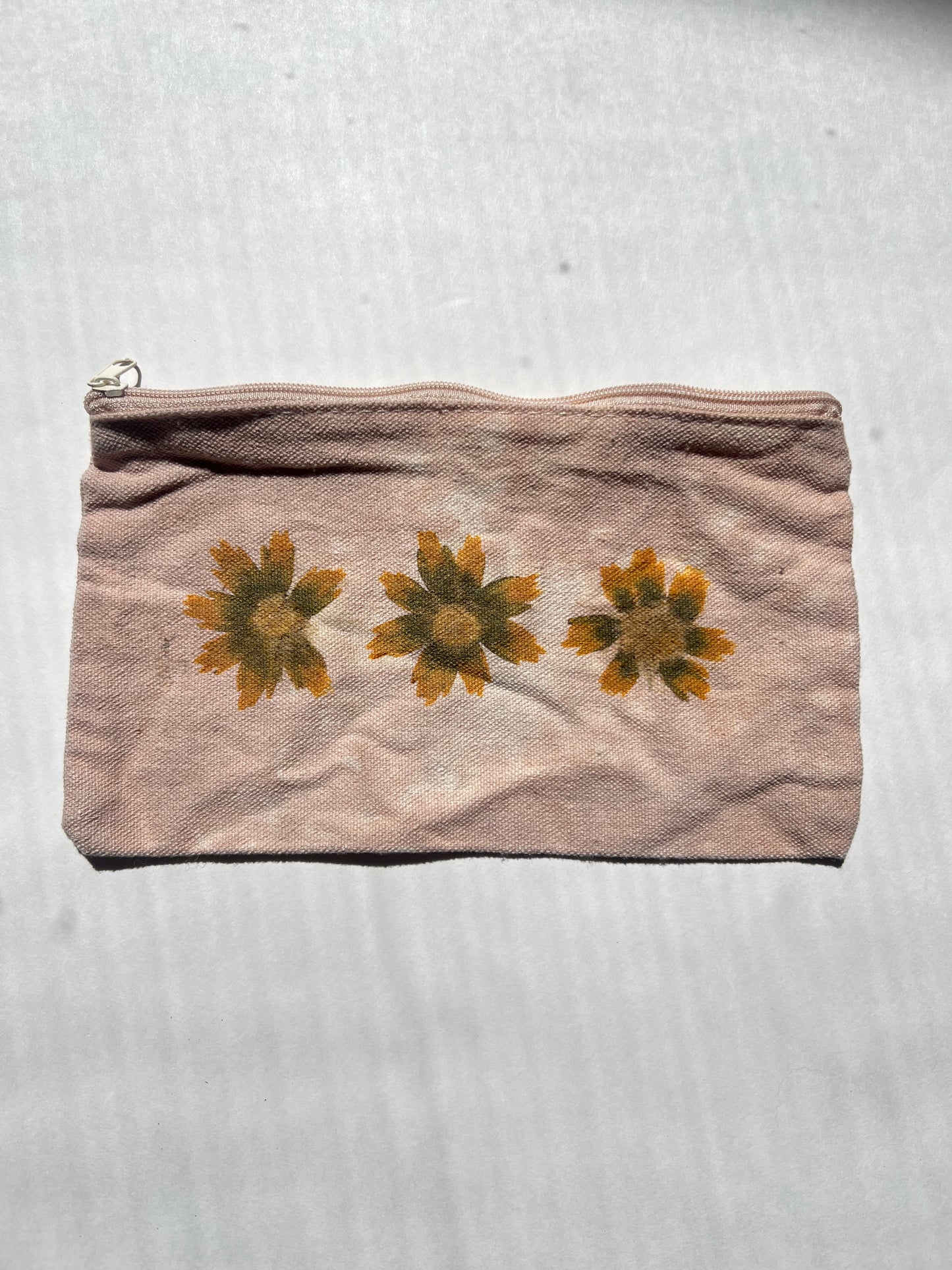 Single Avocado + Flower Printed Carry All Pouch {small}