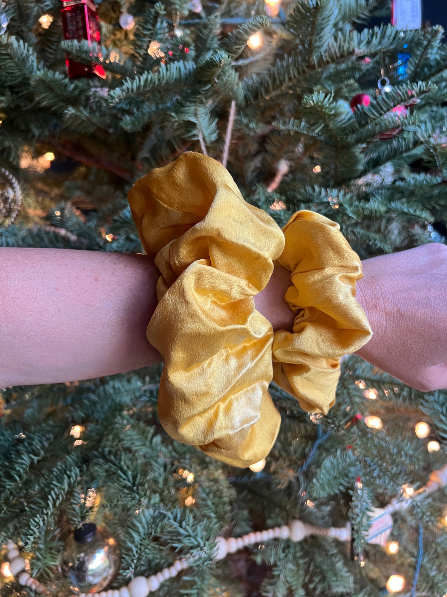 Marigold Mulberry Silk Scrunchie {2 sizes}