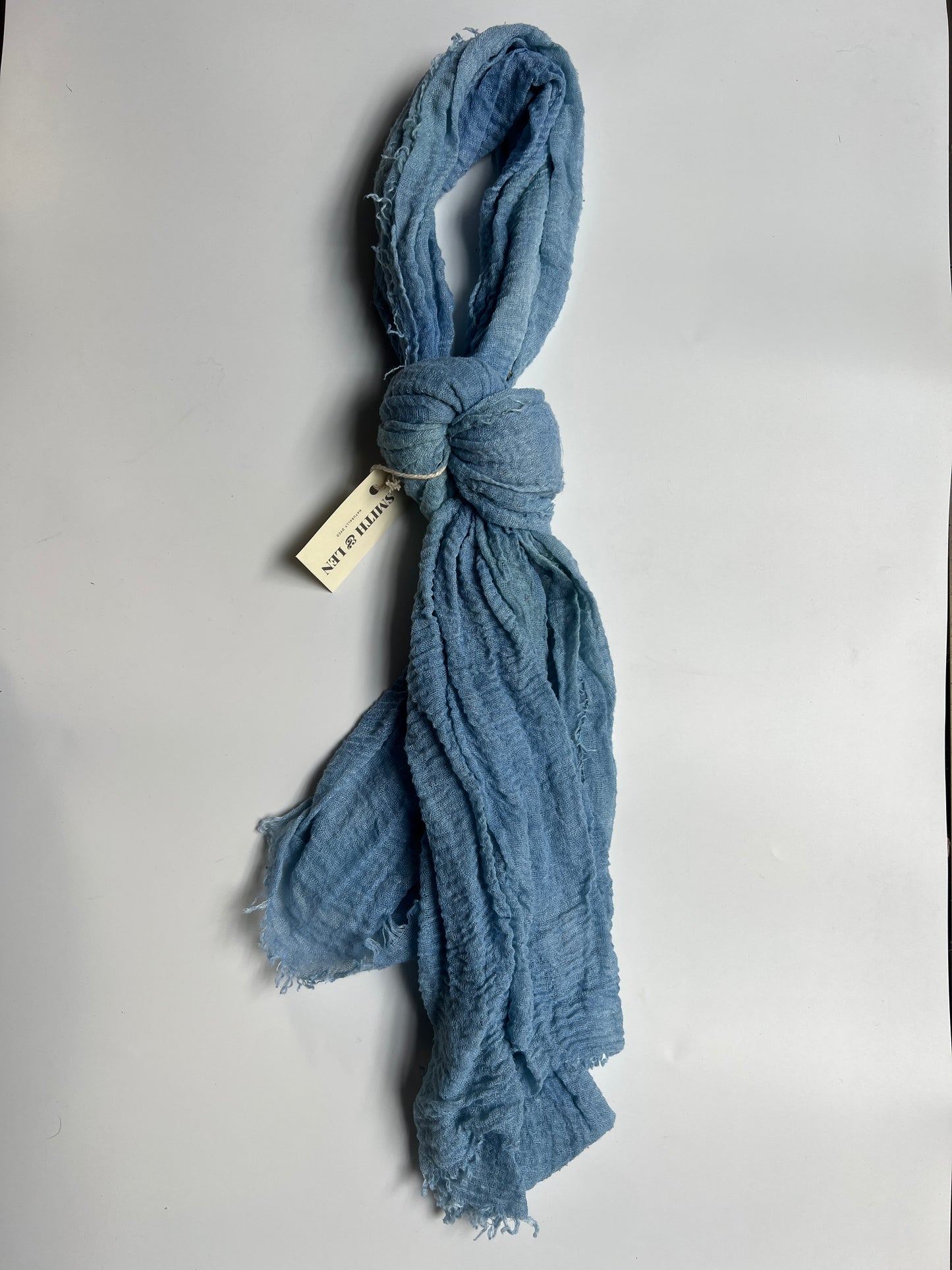 Indigo Gauze Scarf