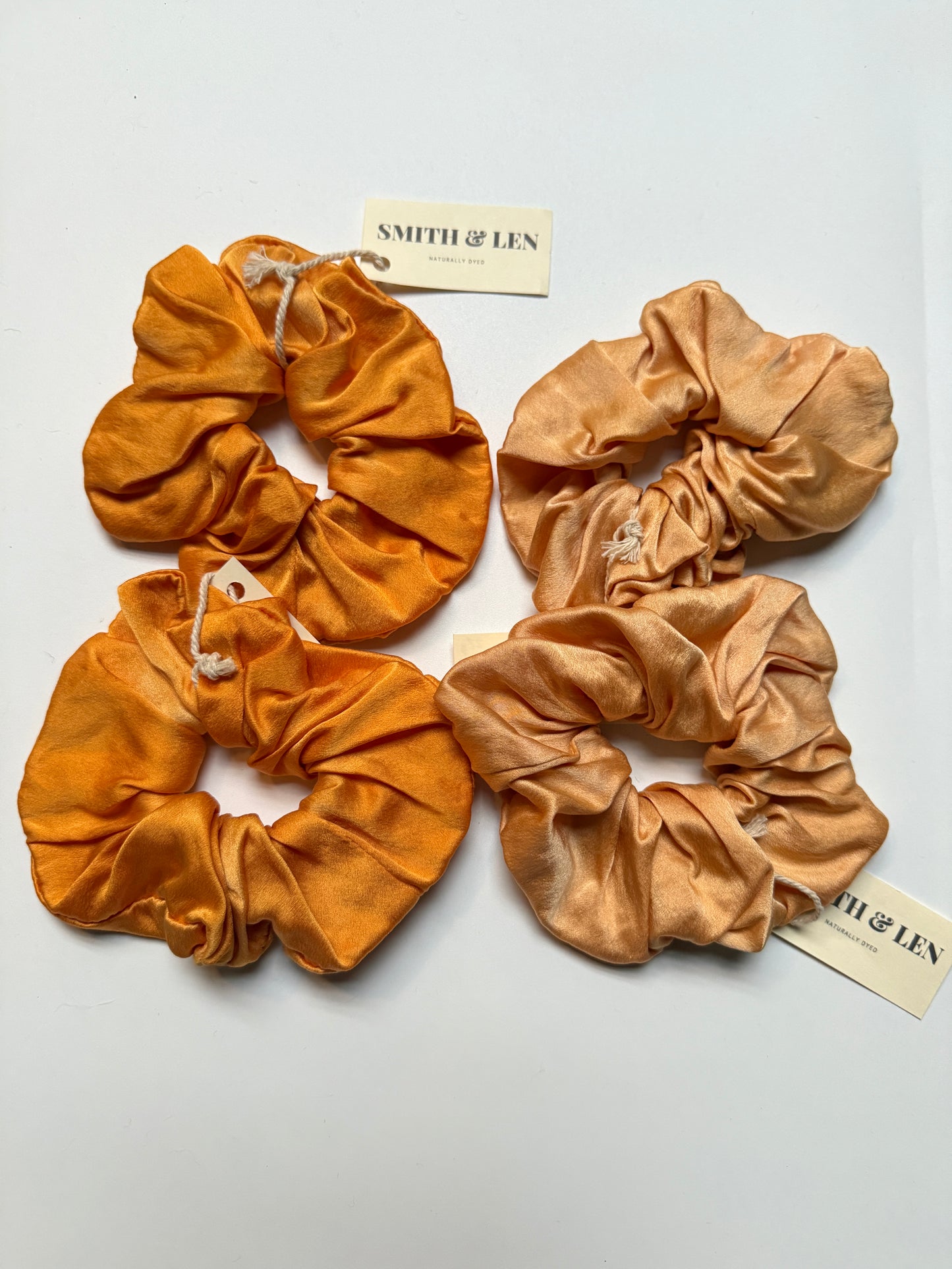 Oversized Coreopsis Mulberry Scrunchie