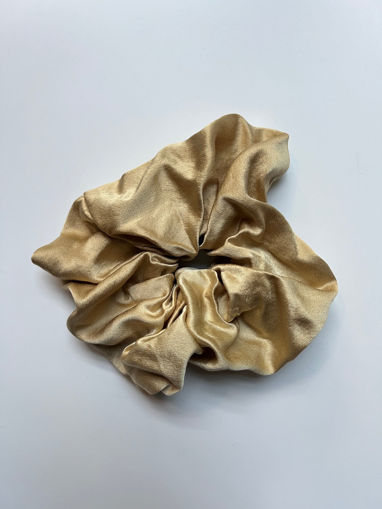 Coffee Mulberry Silk Scrunchie {2 sizes}