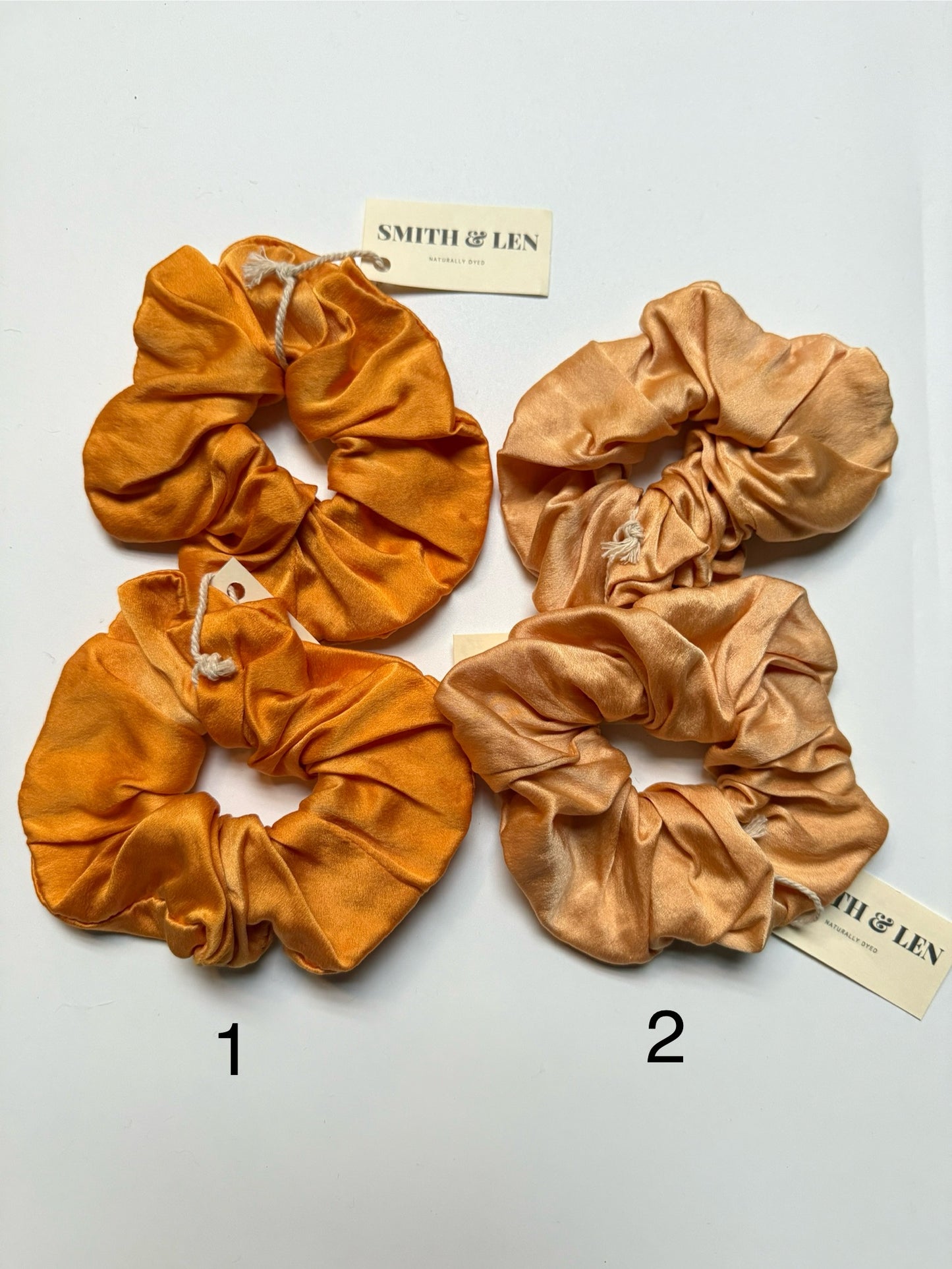 Oversized Coreopsis Mulberry Scrunchie