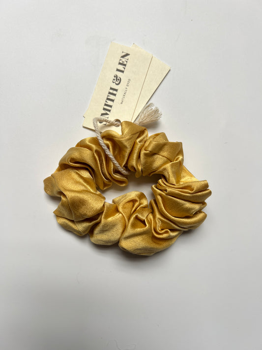 Marigold Skinny Mulberry Silk Scrunchie