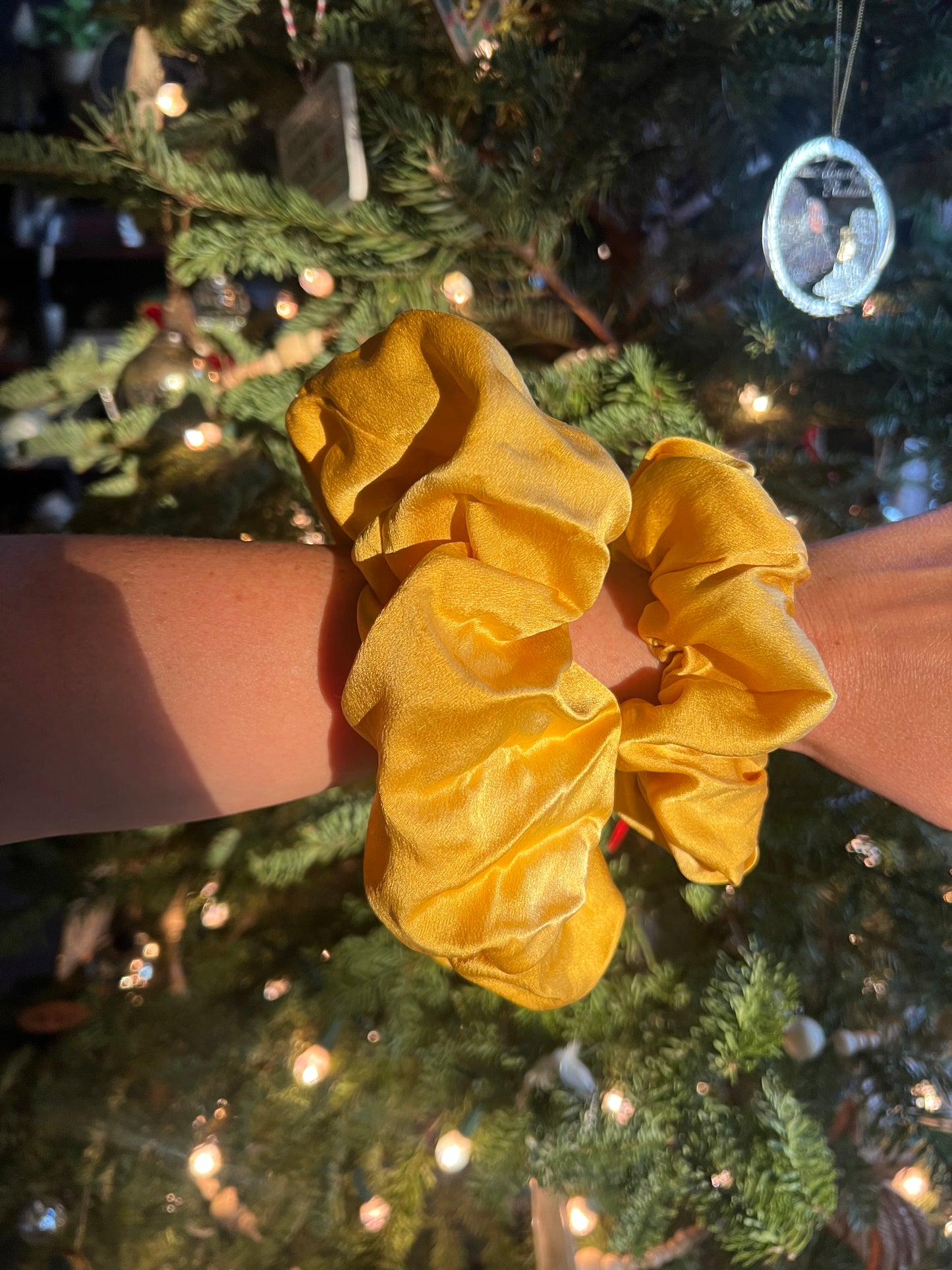 Marigold Mulberry Silk Scrunchie {2 sizes}