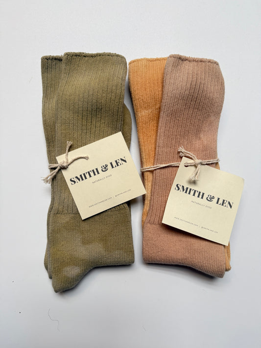 Solid Cotton Socks {7-9}
