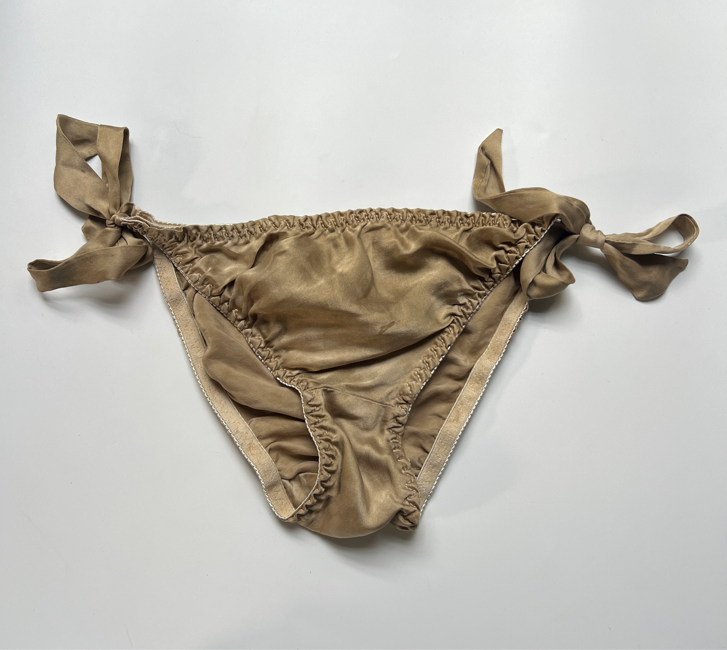 Dark Rosemary Silk Panties