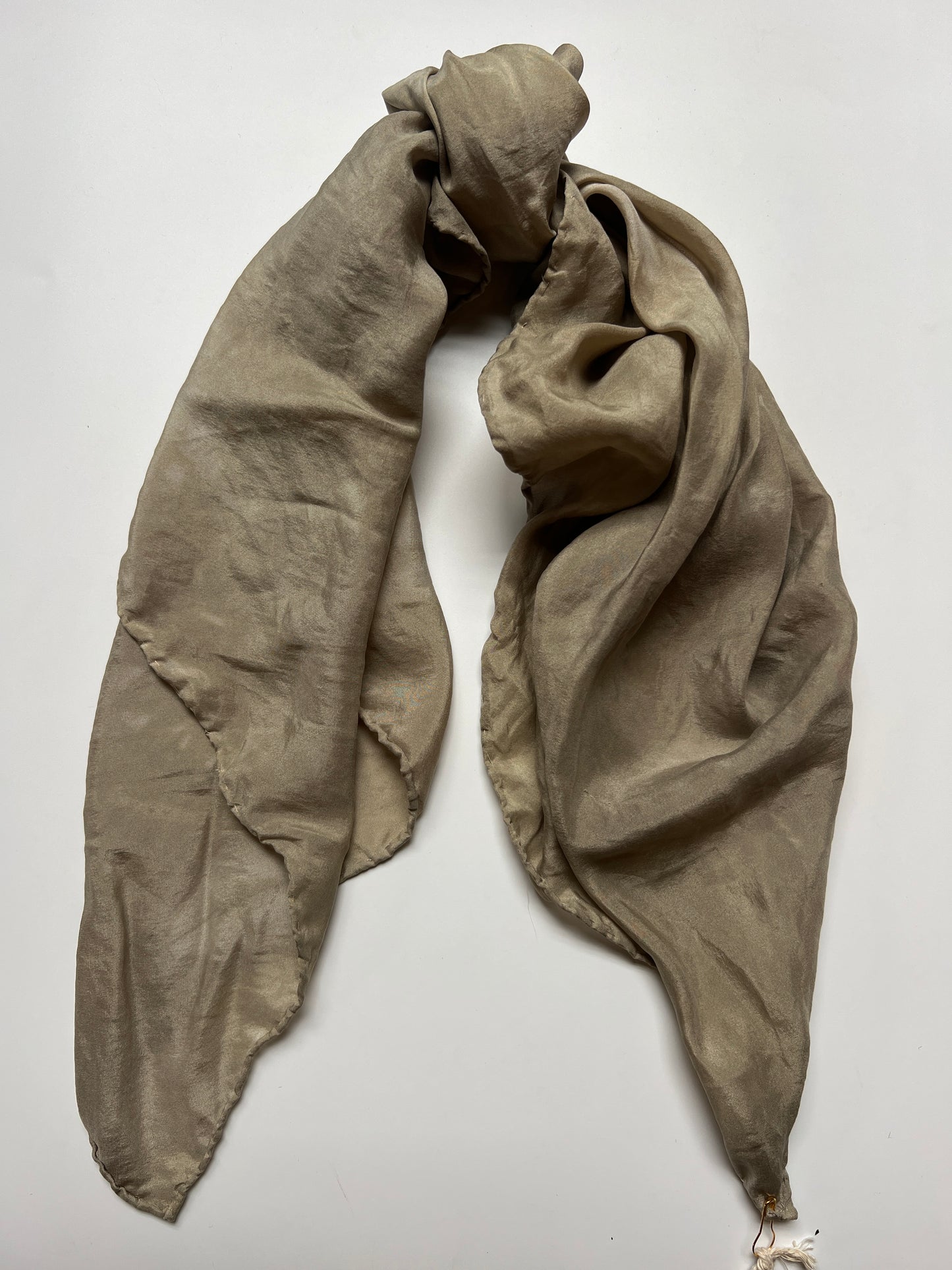 Mushroon Oversized Silk Scarf