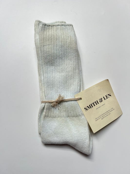 Indigo Cotton Socks