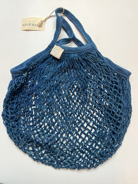 Indigo Market Bag {Short Handle}