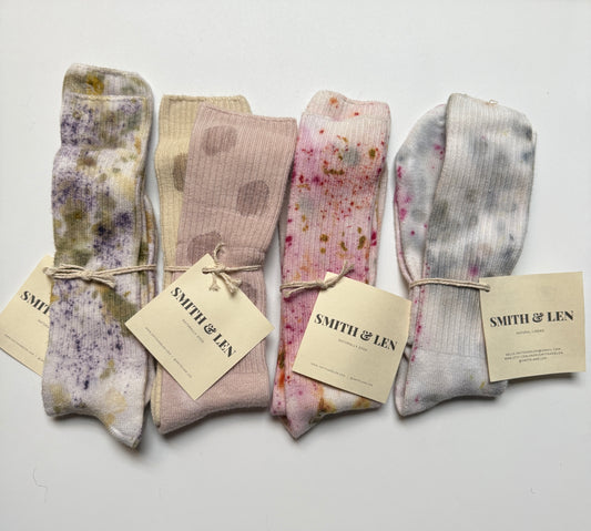 Printed Bamboo Socks {8-11}
