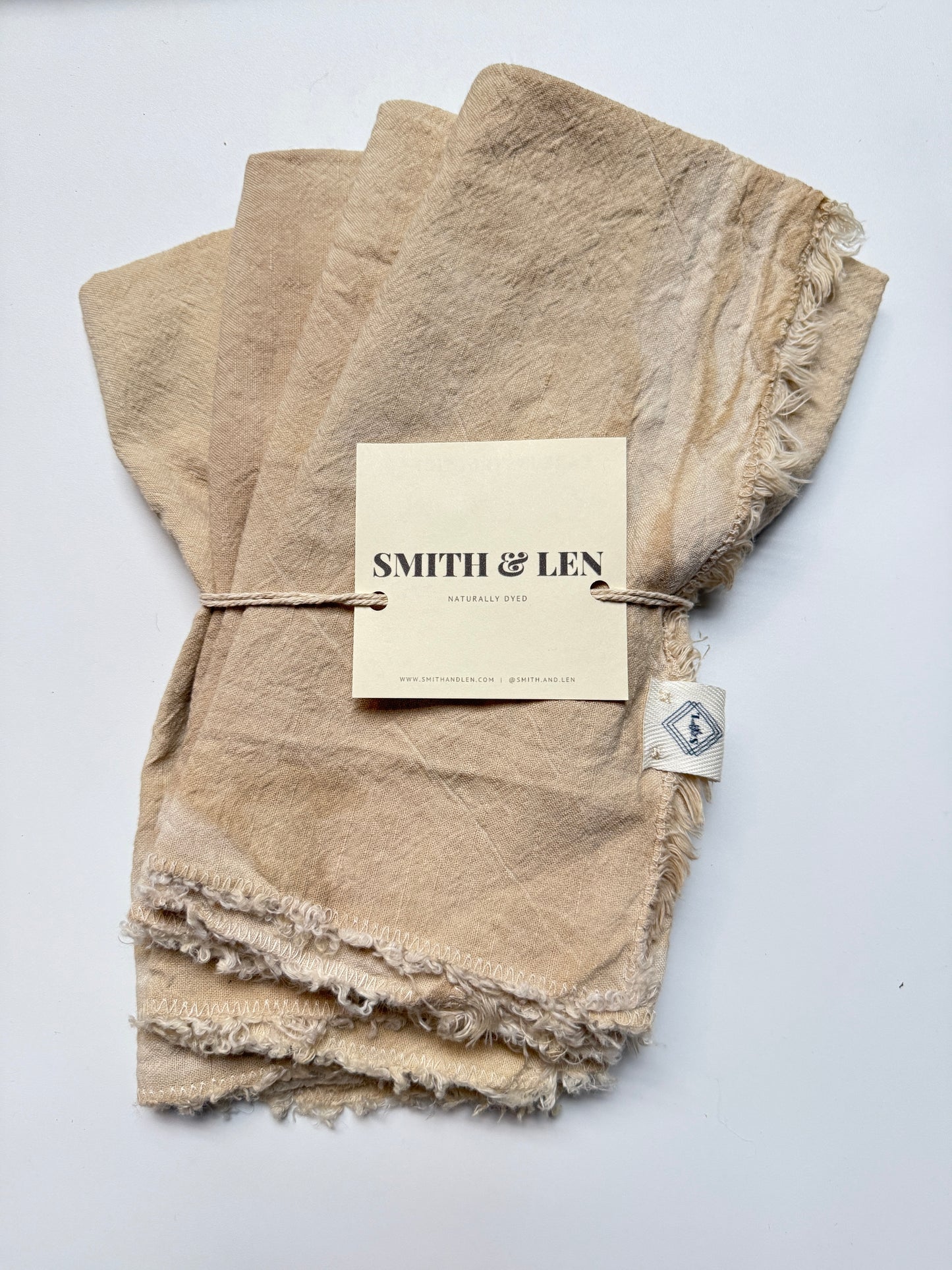 Rosemary Fringe Napkin Set {set of four}