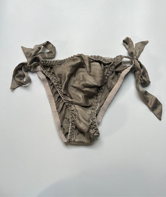 Pomegranate + Iron Silk Panties