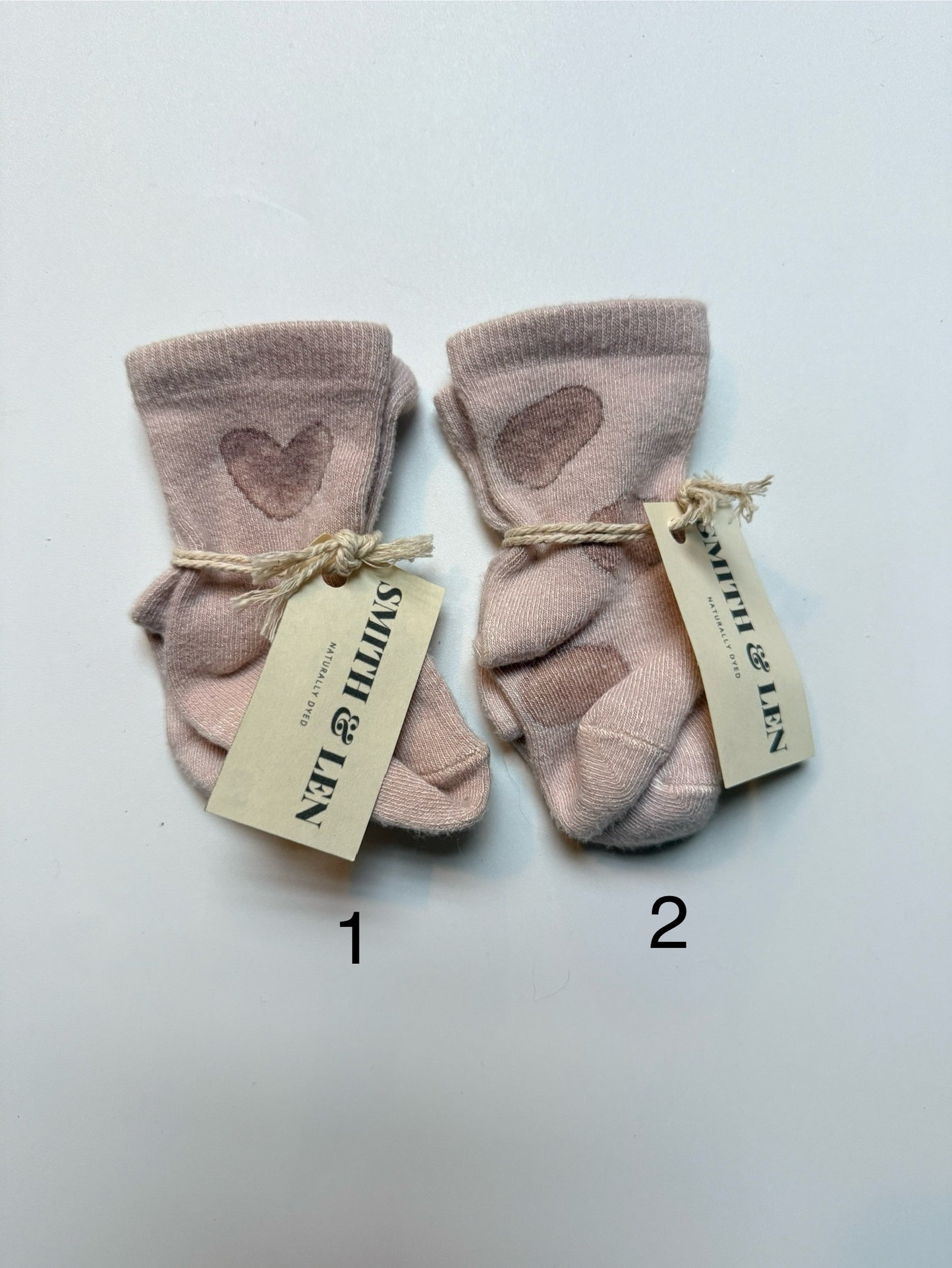 Painted Newborn Baby Bamboo Socks