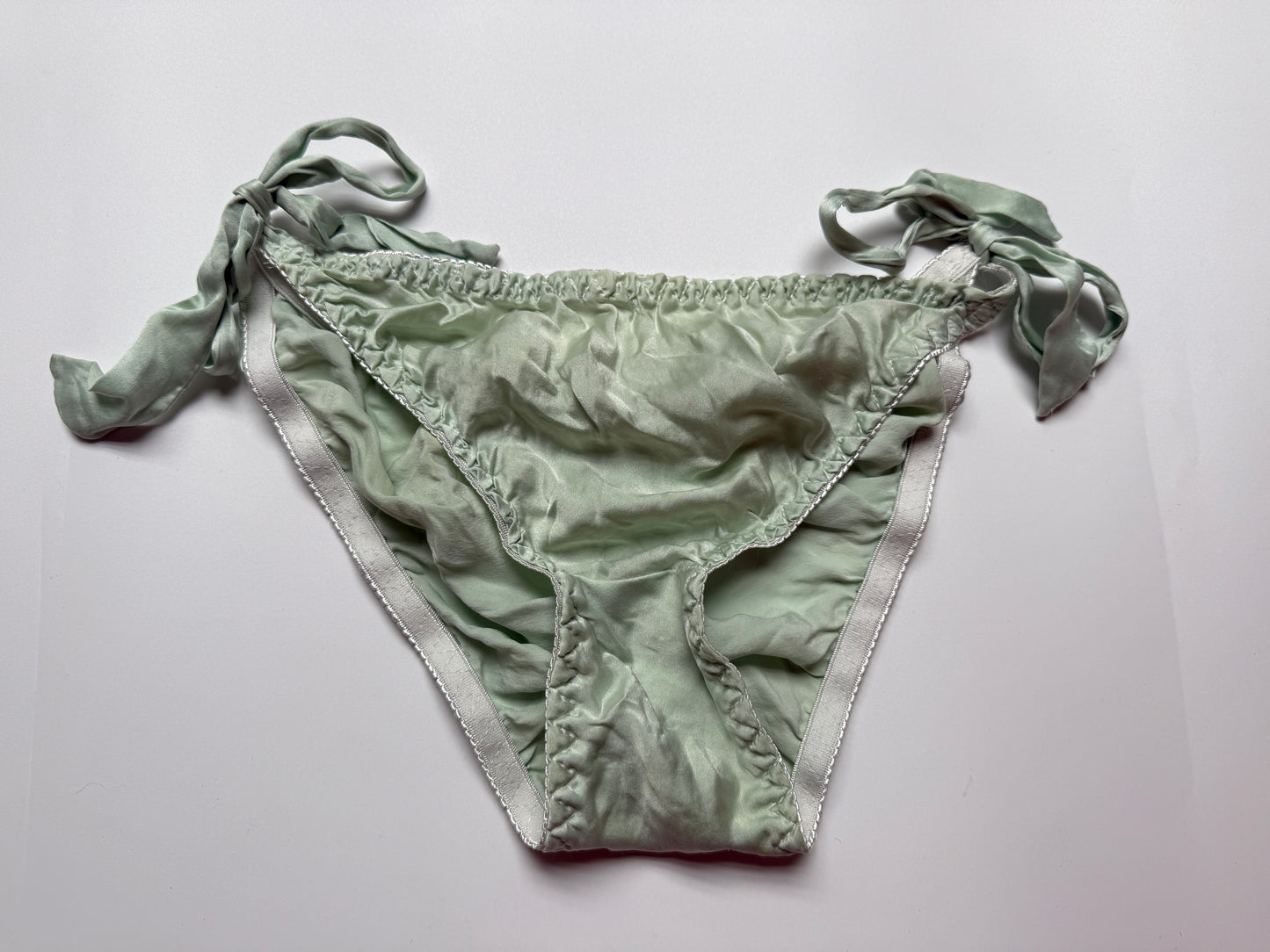 Fresh Indigo Silk Panties