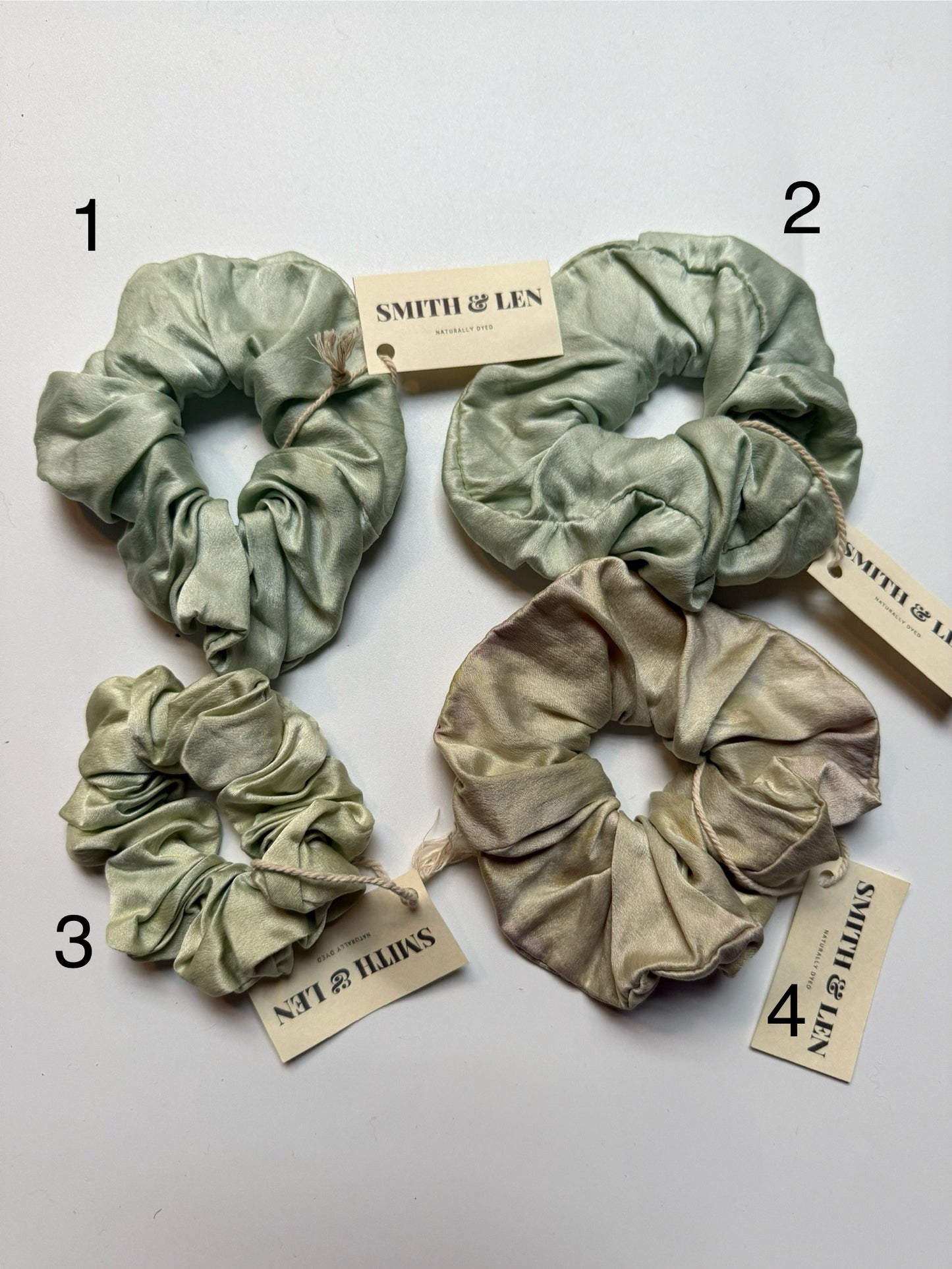 Fresh Indigo Mulberry Silk Scrunchie {2 sizes}