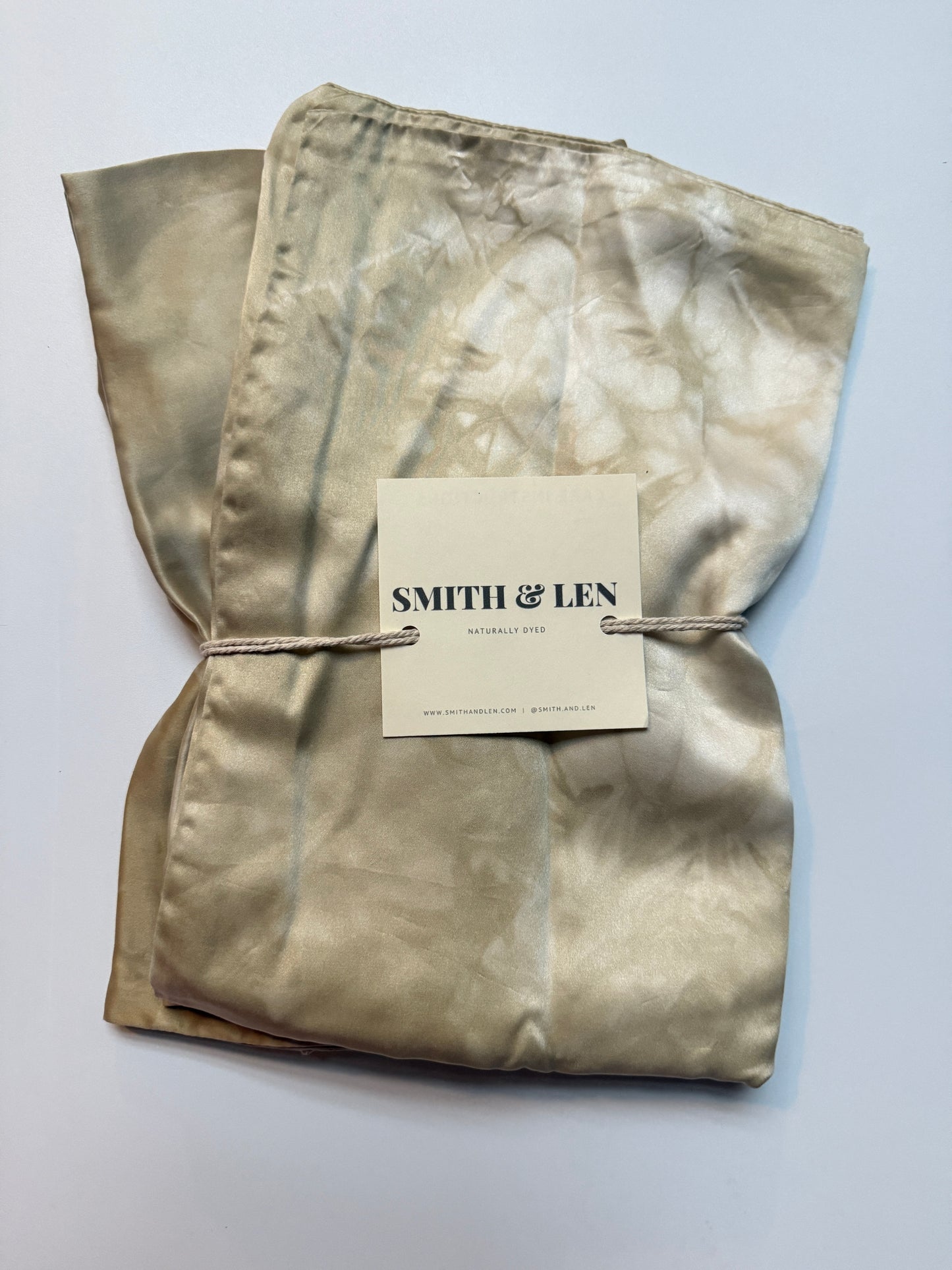 Set of Rosemary Dyed Silk Pillowcases