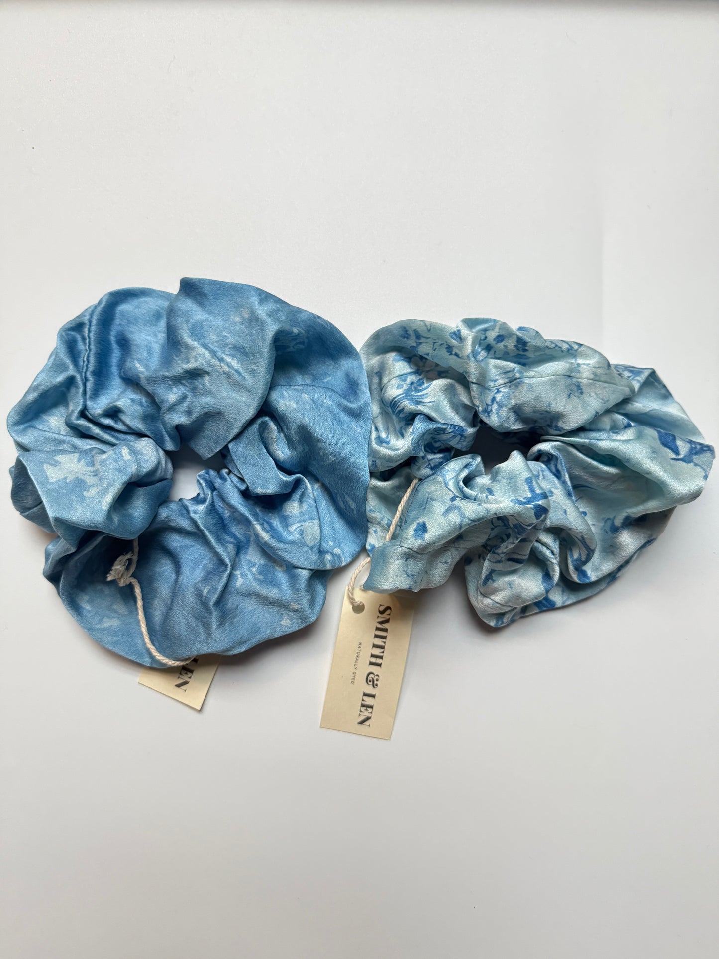 Indigo Mulberry Silk Scrunchie {2 sizes}