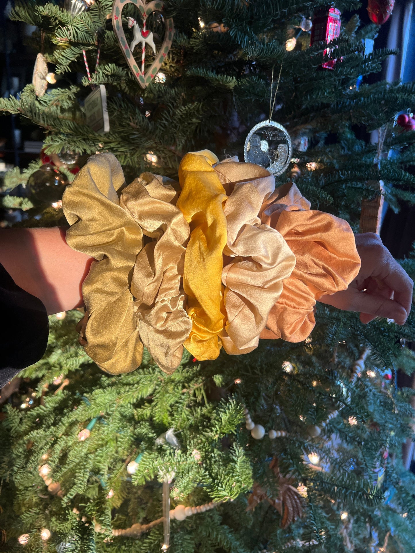 Marigold Mulberry Silk Scrunchie {2 sizes}