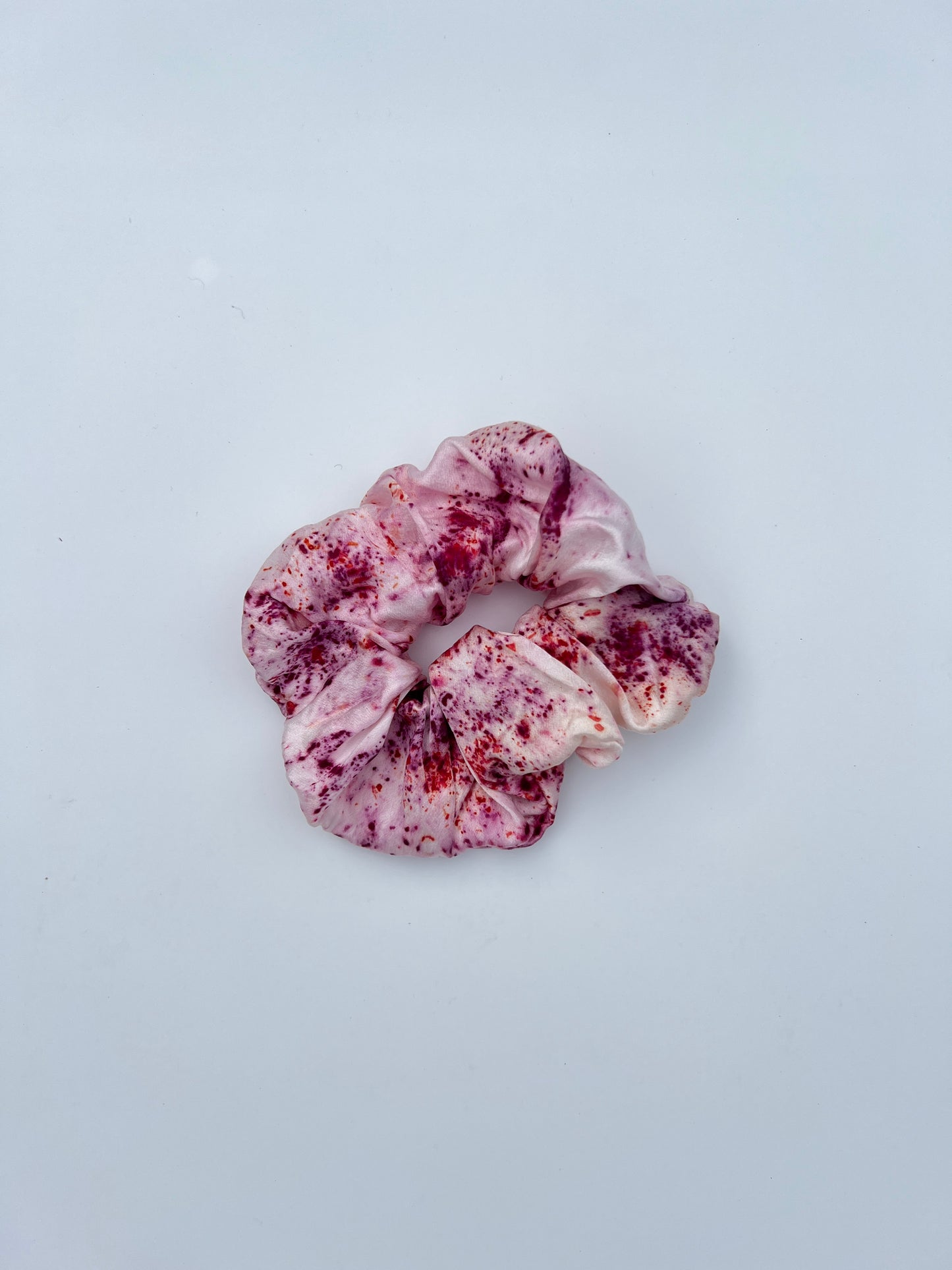 Valentine's Confetti Mulberry Silk Scrunchie {Original Size}