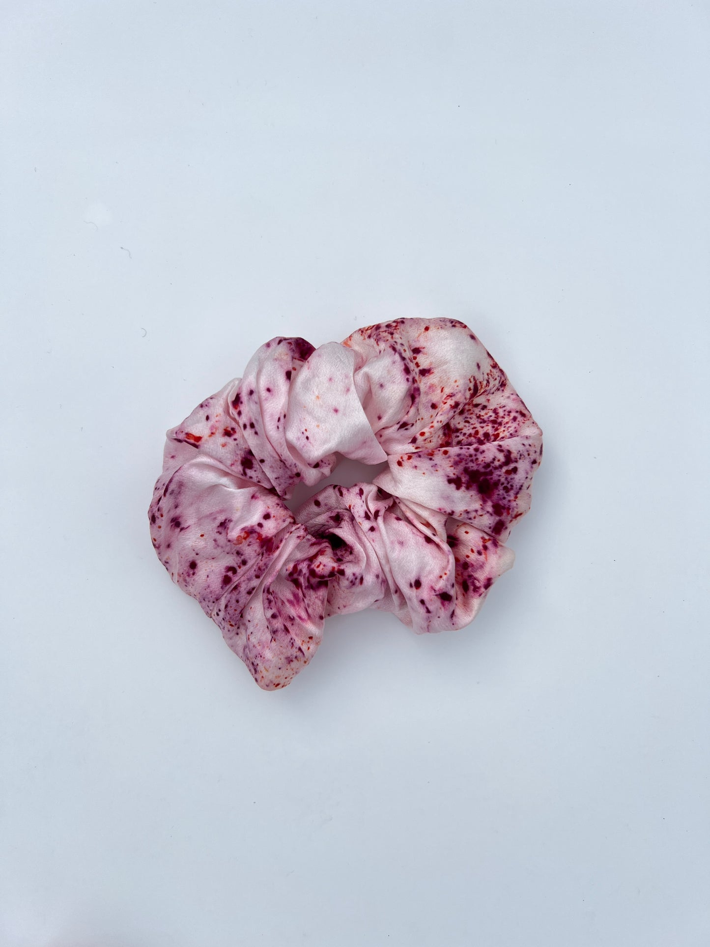 Valentine's Confetti Mulberry Silk Scrunchie {Original Size}