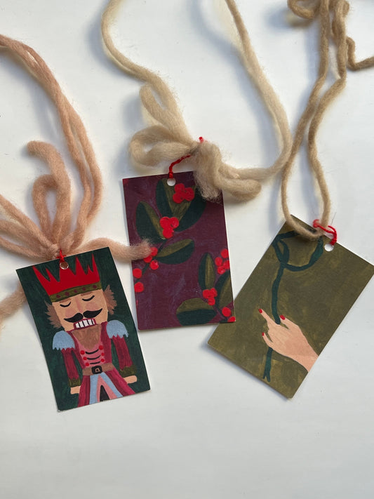 Gift Tag and Naturally Dyed Wool Yarn Box Set | Mixed Set | Trademark Inspired Collaboration