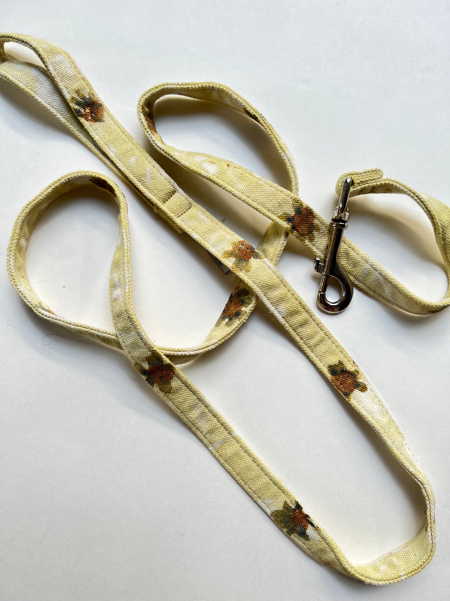 Coreopsis & Onion Skins Dyed Dog Leash