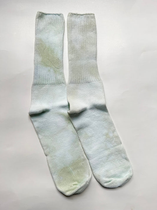 Fresh Indigo Cotton Socks